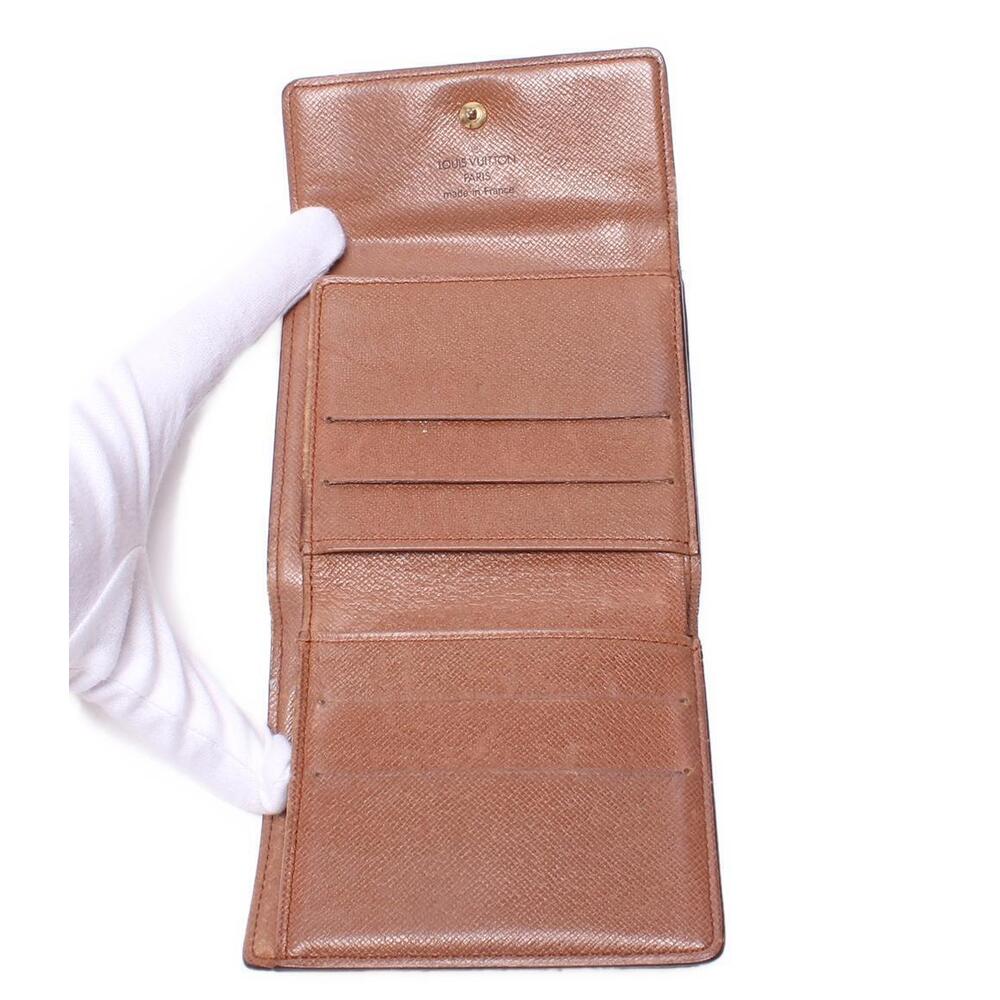 Louis Vuitton Wallet fold Portemonnaie Billet Bi Carte Double Credit Hook